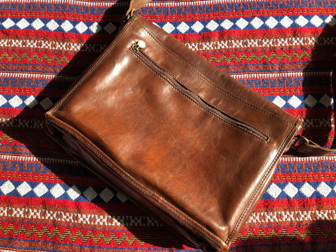 빈티지 이탈리아 레더 브리프케이스 상품이미지2