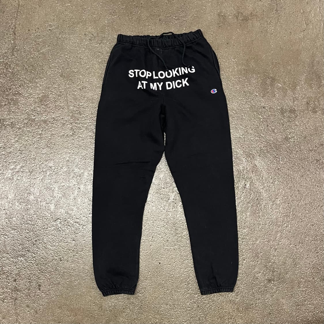 Champion Pizzaslime 레터링 스웻 팬츠 (M) 상품이미지2