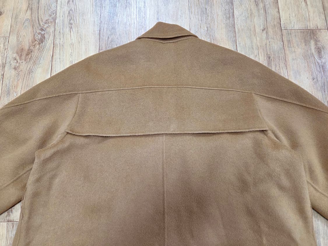 르꼬르망(le cormang) 핸드메이드 벨티드 울코트 프리사이즈 새상품 상품이미지9