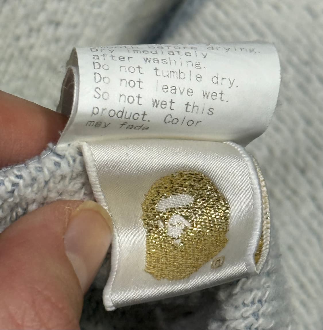 2011 베이프 베이비 마일로 페이즐리 패턴 후드 집업 자켓 상품이미지5