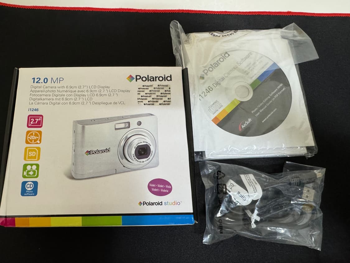 [새상품 풀박스&초희귀]폴라로이드 i1246 디카 상품이미지2