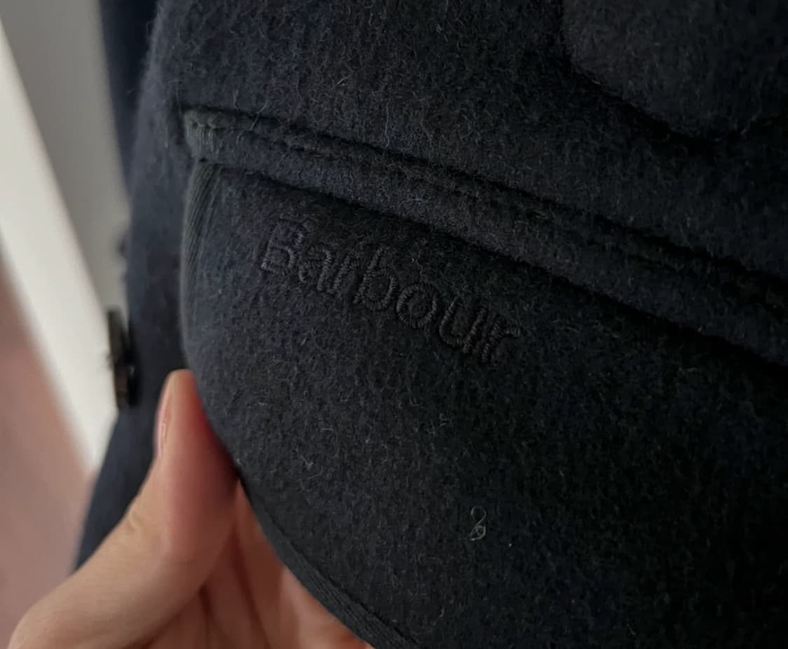 바버 울 피 코트 타탄 클래식  상품이미지4