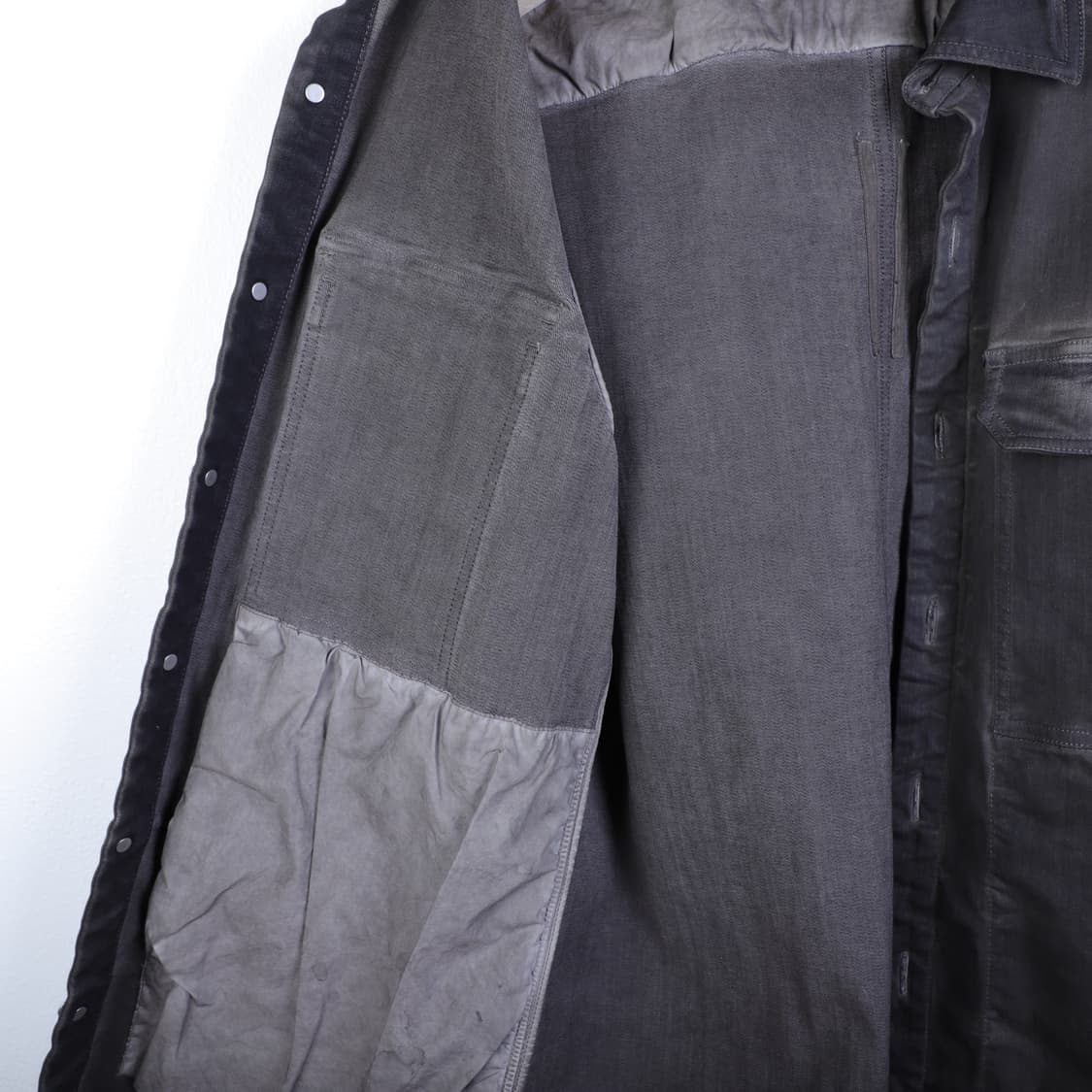 S / Rick Owens 릭오웬스 더스트 워싱 데님 트러커 상품이미지5