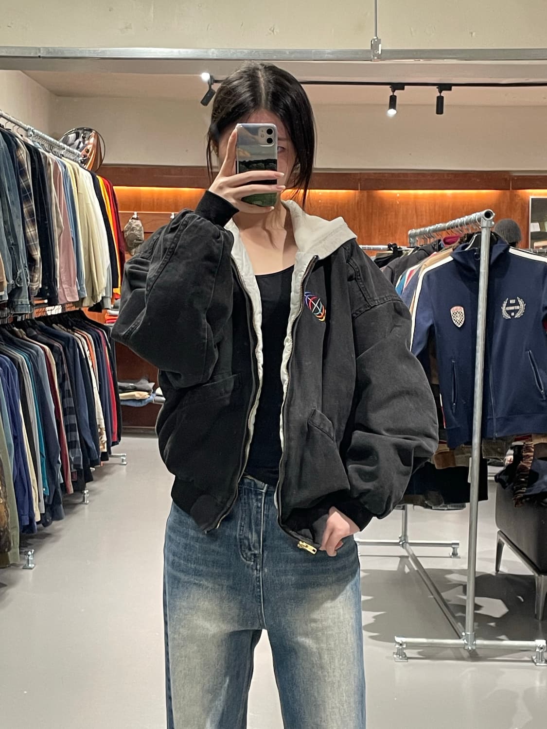 빈티지 후드 워크 자켓   상품이미지2