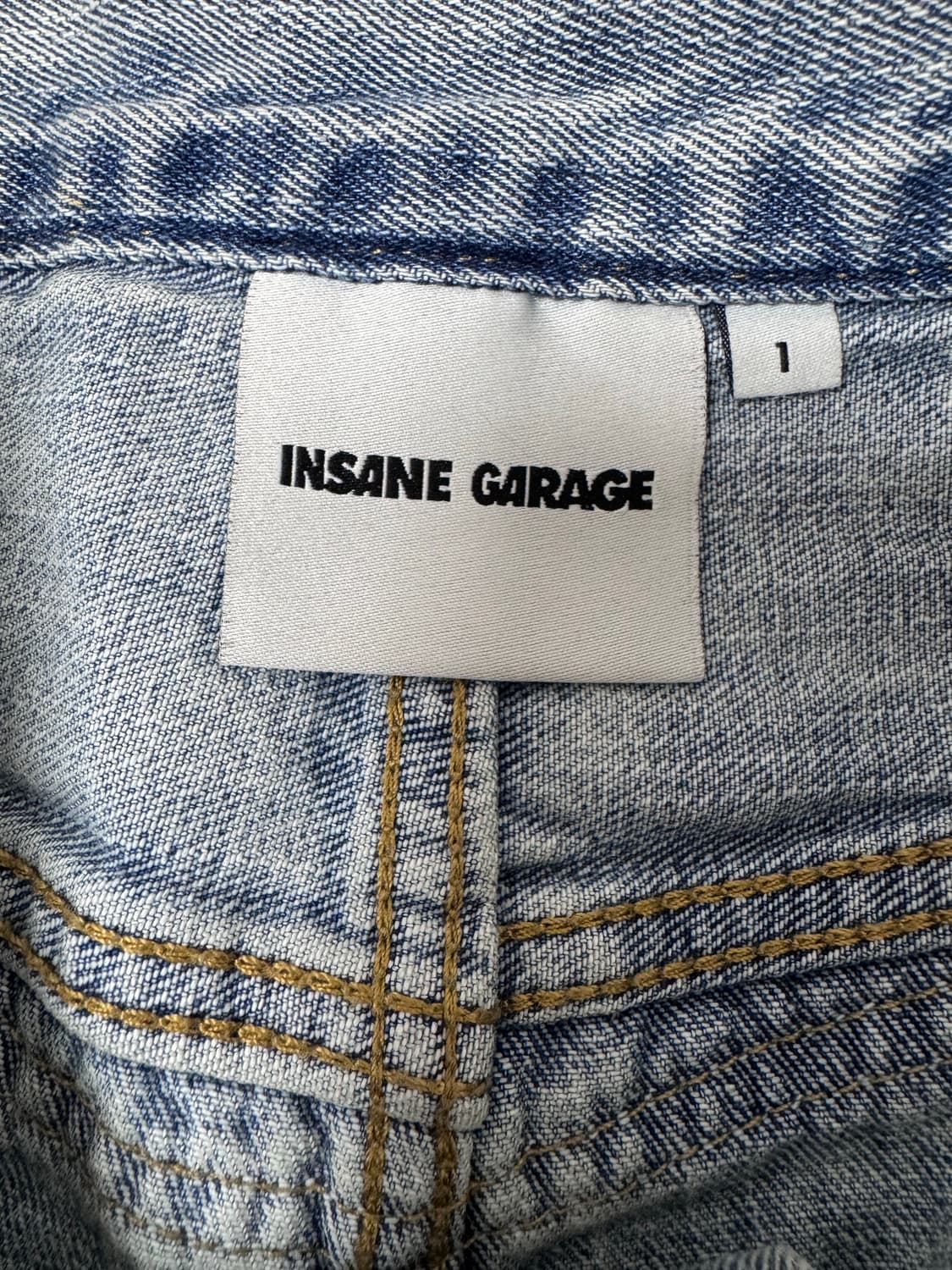 Insane Garage 디스트로이드 패치워크 진 상품이미지2