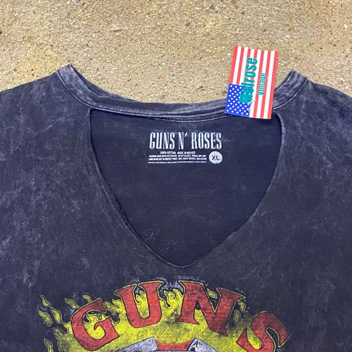 미국 빈티지 건스앤로즈 굿즈티 락티셔츠 반팔티 상품이미지5