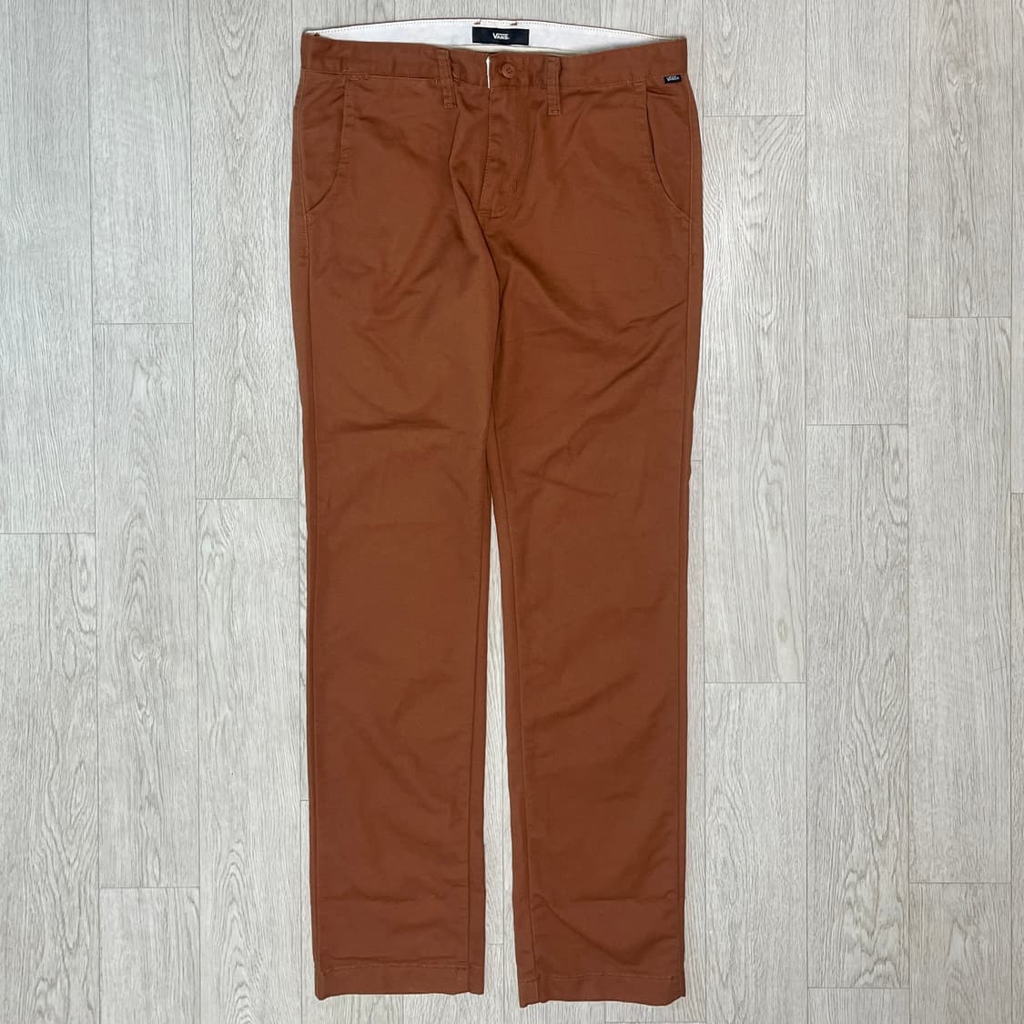 🤎 [VANS]헤리티지 코튼 치노 팬츠 (브라운 / 32) 상품이미지1