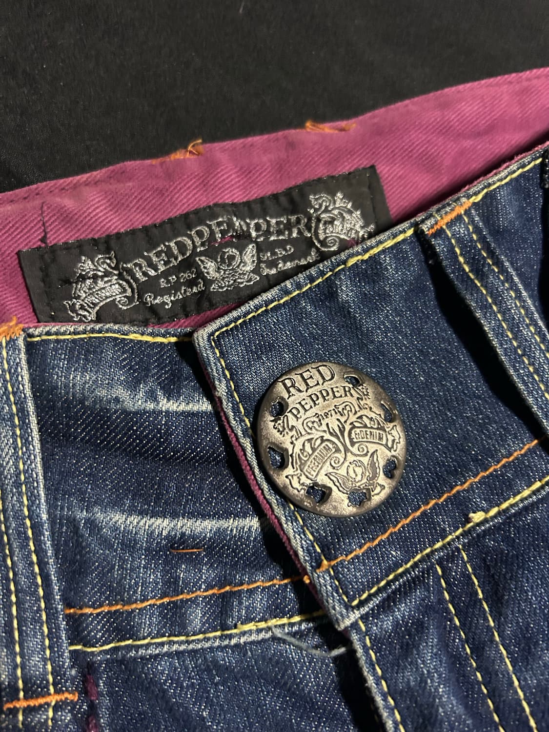 red pepper wings washing denim jeans 상품이미지5