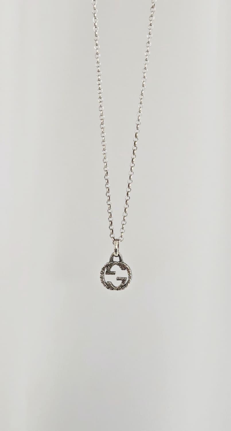 구찌 인터로킹 G 팬던트 목걸이 [정품] 상품이미지4