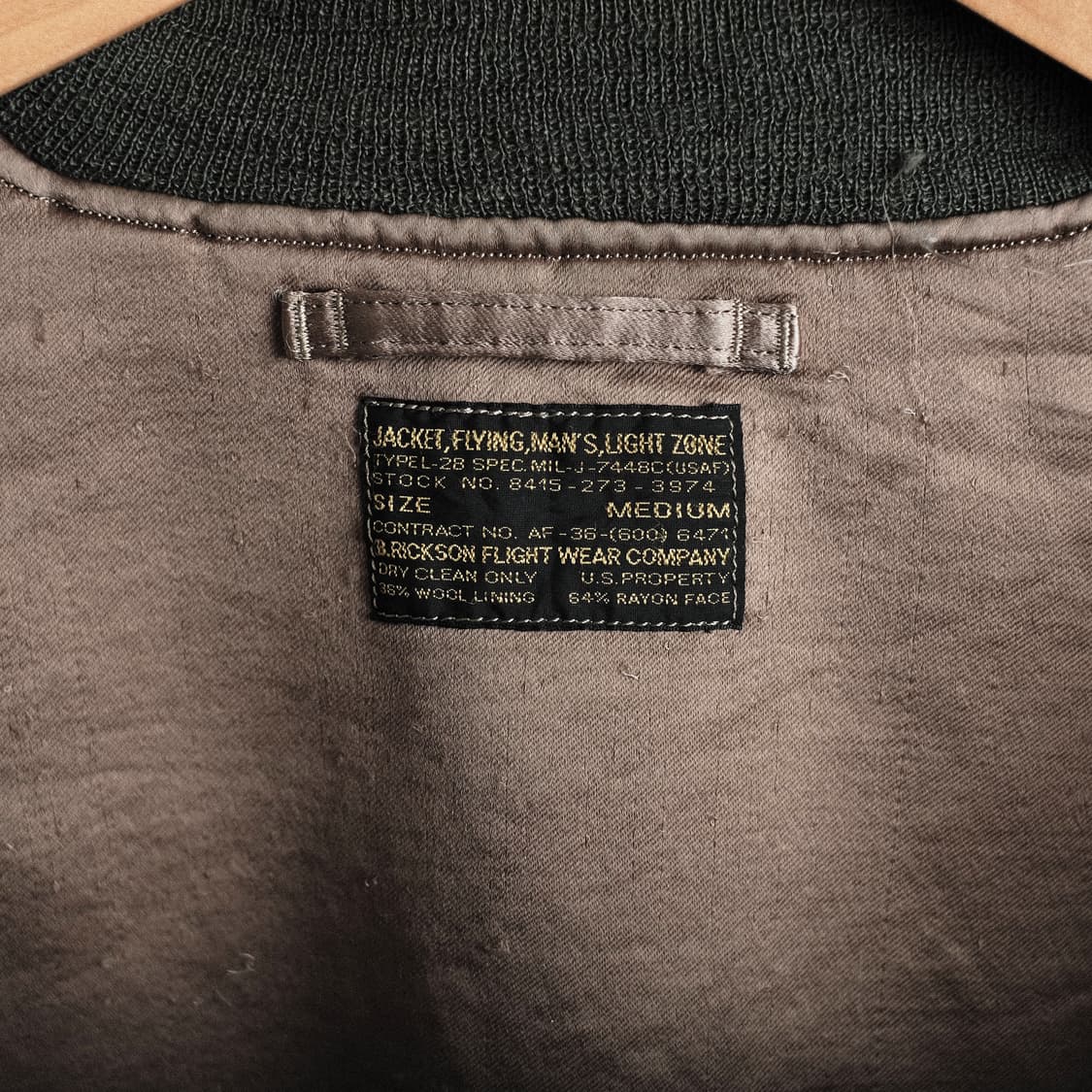 버즈릭슨 X 언유즈드 L-2B 플라이트 자켓 M(103-105)사이즈 상품이미지10
