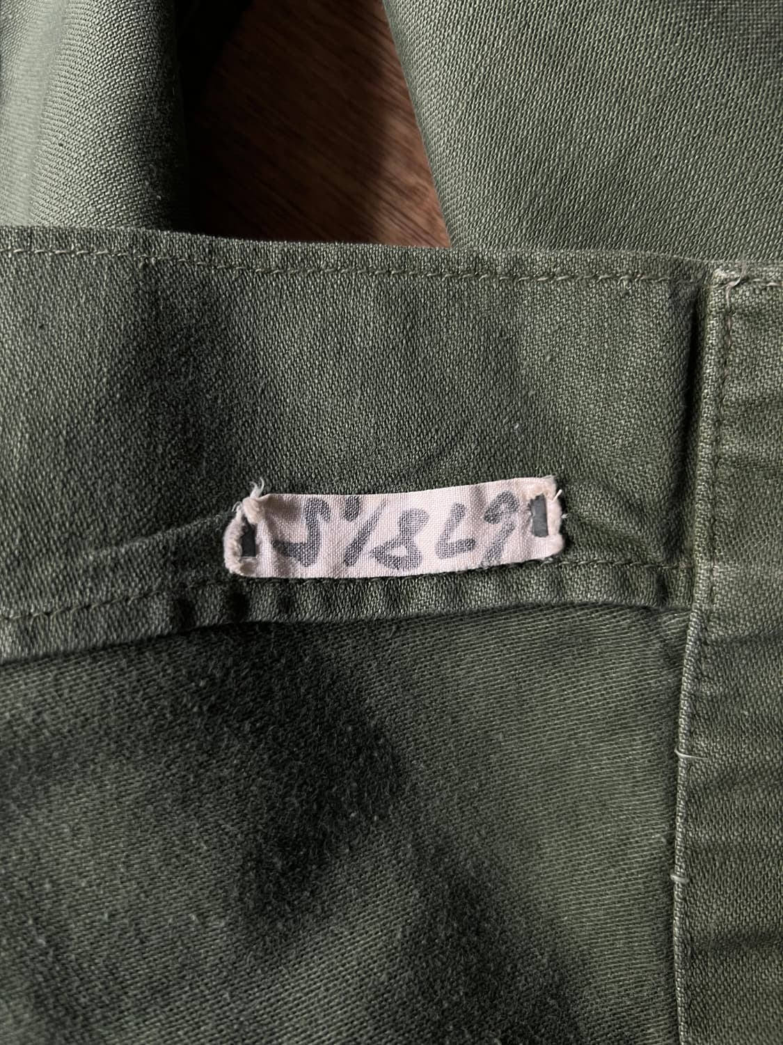 [S]50's 오리지널 USMC P-56 퍼티그 셔츠 상품이미지7