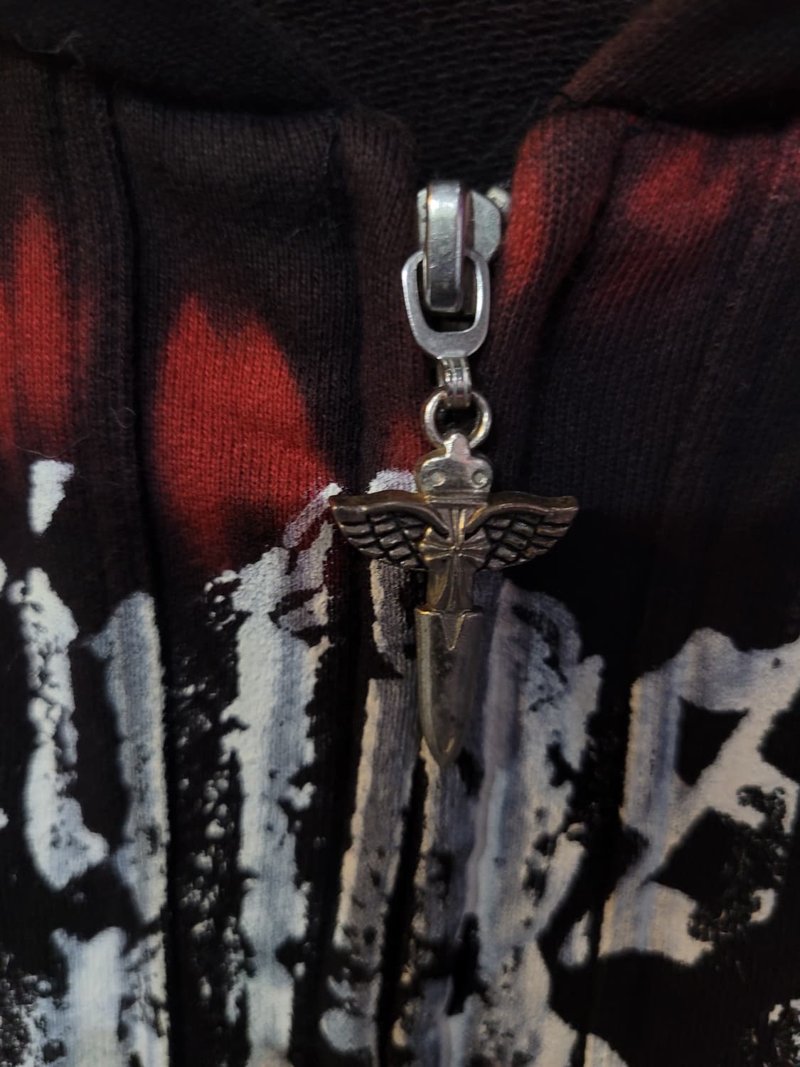 Berning Sho 버닝쇼 빈티지 펑크 후드집업 자켓  상품이미지3