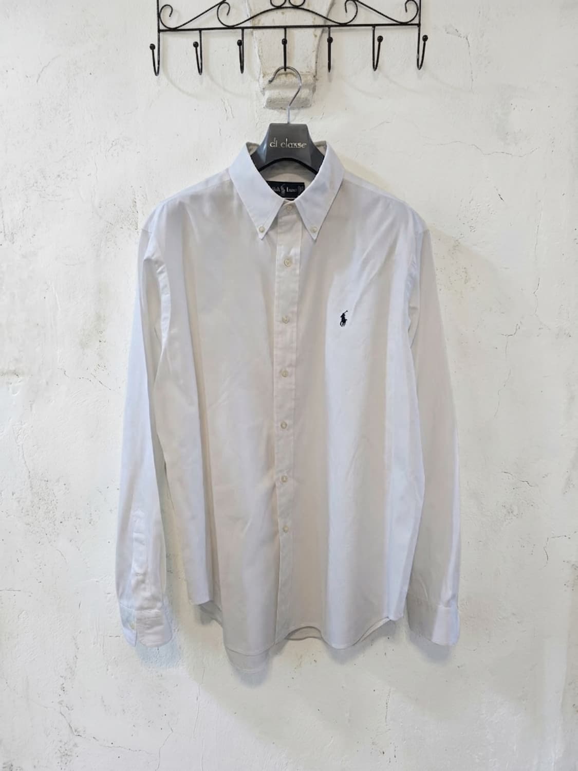 폴로 랄프로렌 화이트 클래식핏 셔츠 XL 상품이미지1