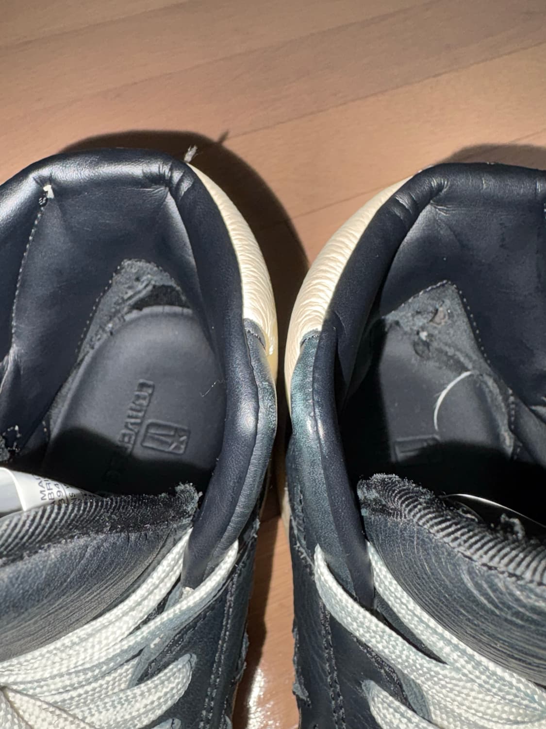 컨버스 x 다크쉐도우 터보웨폰 블랙 크림 상품이미지6