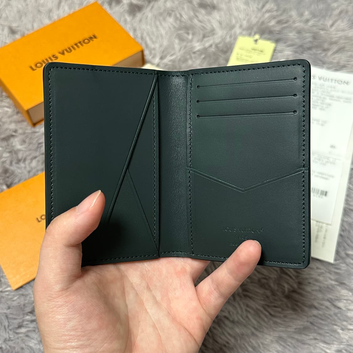 [미사용/새상품] 루이비통 이클립스 쉐도우 오거나이저 카드지갑 포레스트  상품이미지3