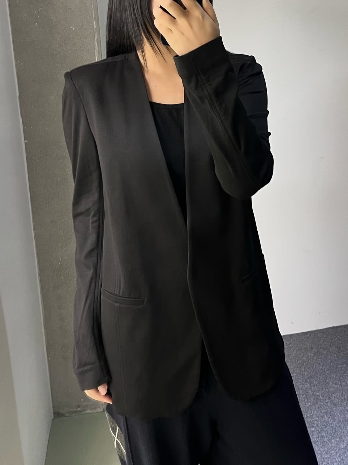 헬무트랭 원버튼 비스코스 블레이저 상품이미지2