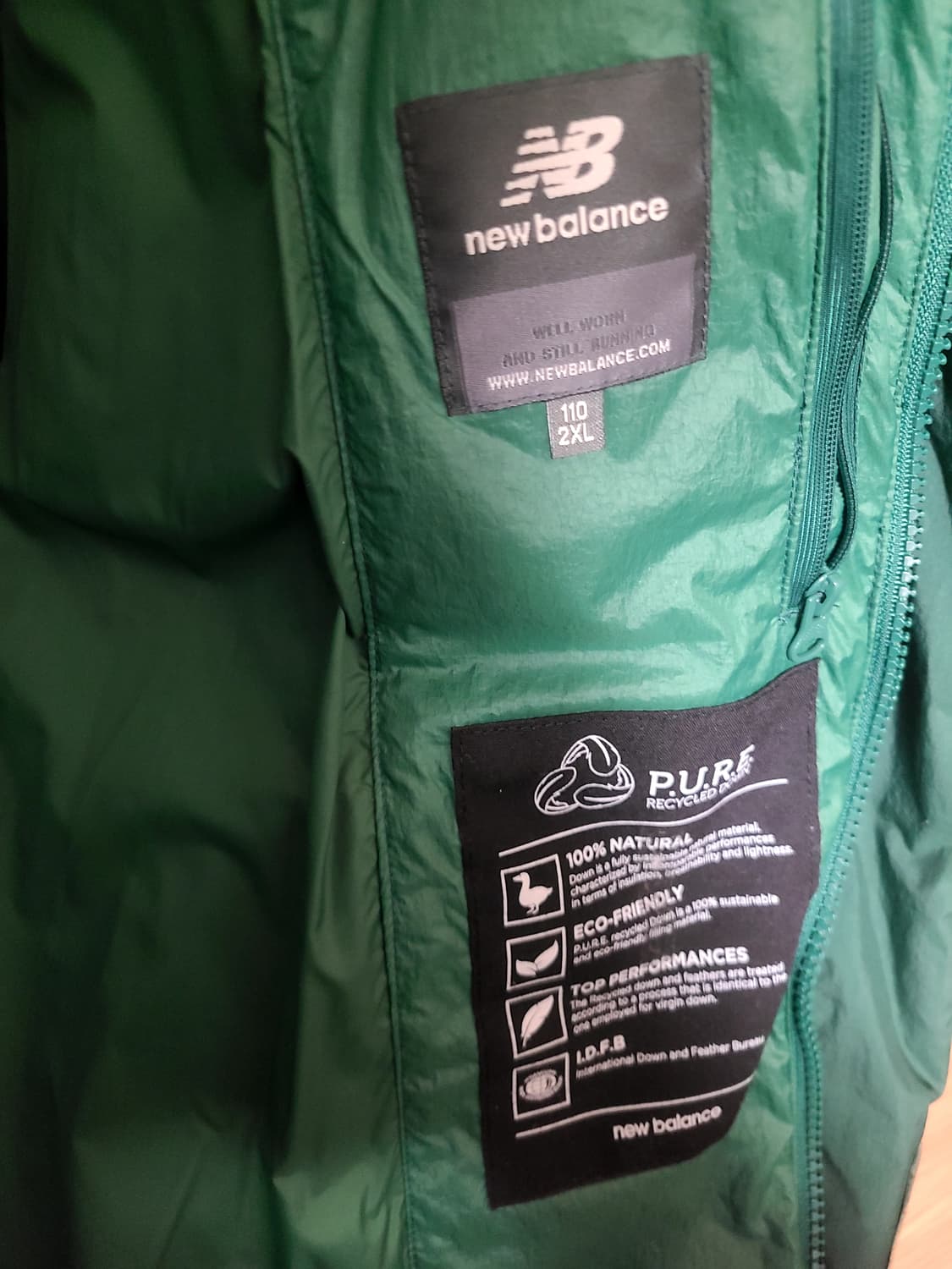 뉴발란스 패딩 xxl, 2xl, 110 상품이미지4