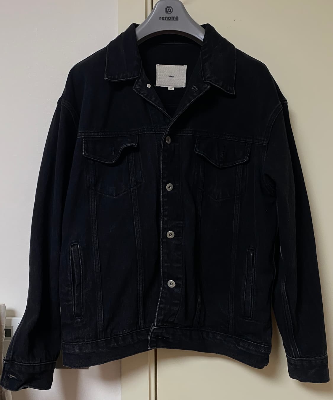 (XL)제로 XERO 트러커 데님 자켓 블랙 상품이미지1