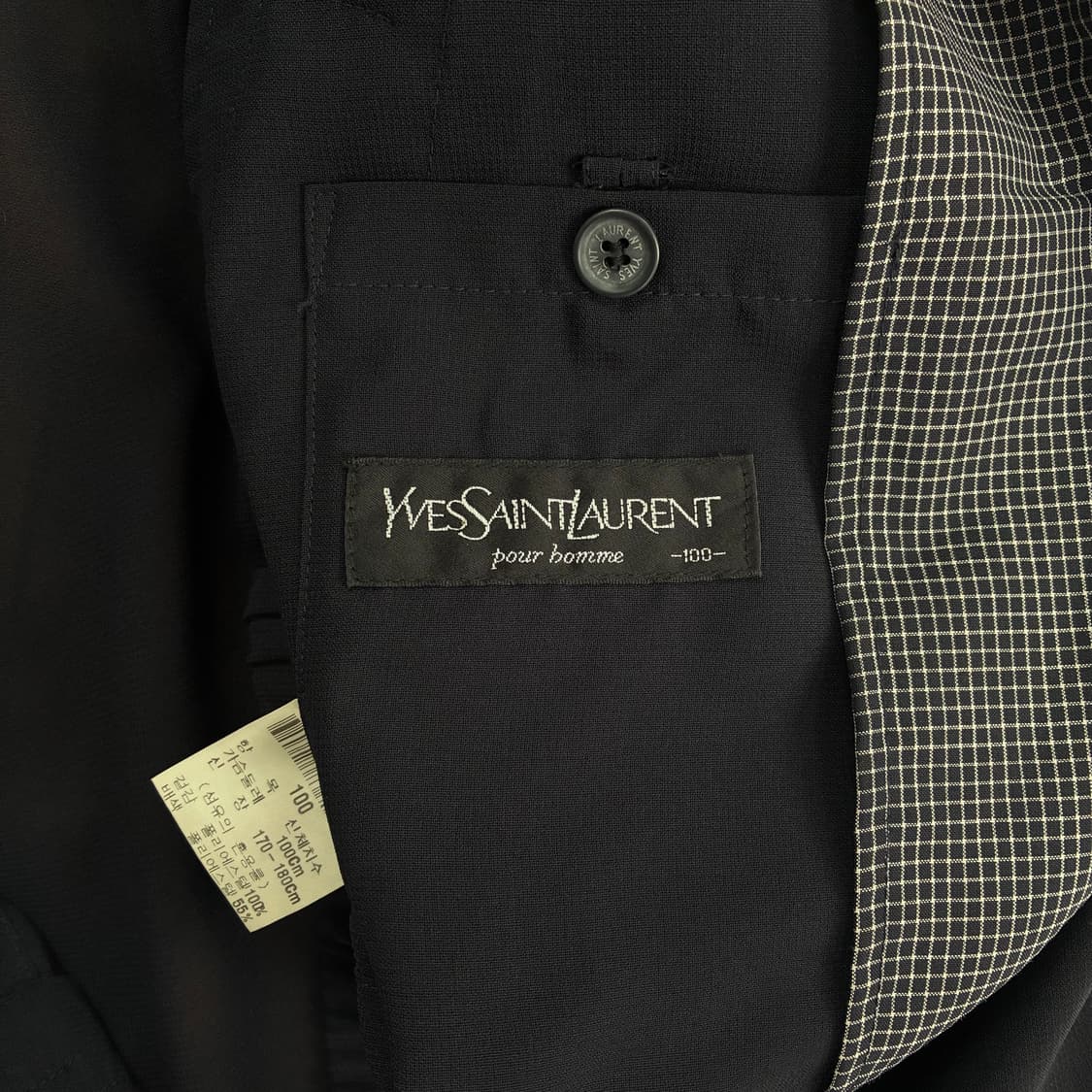 YvesSaintLaurent  입생로랑 시그니처 자수 폴리쉘 블루종 자 상품이미지5