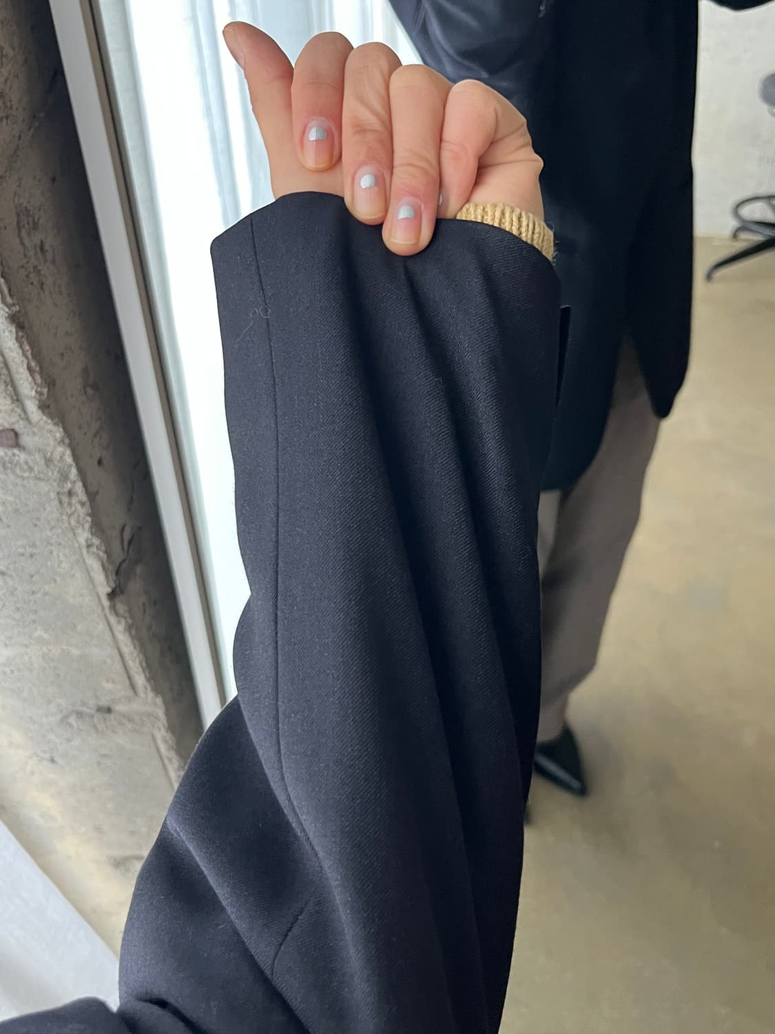 Trugen 캐시미어 블레이저 네이비 상품이미지4