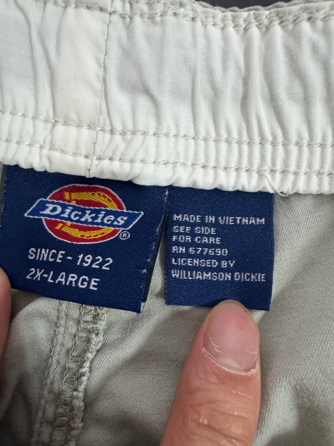 디키즈 Dickies 빅 사이즈 치노 밴딩 면 반바지 2XL 베이지 상품이미지3