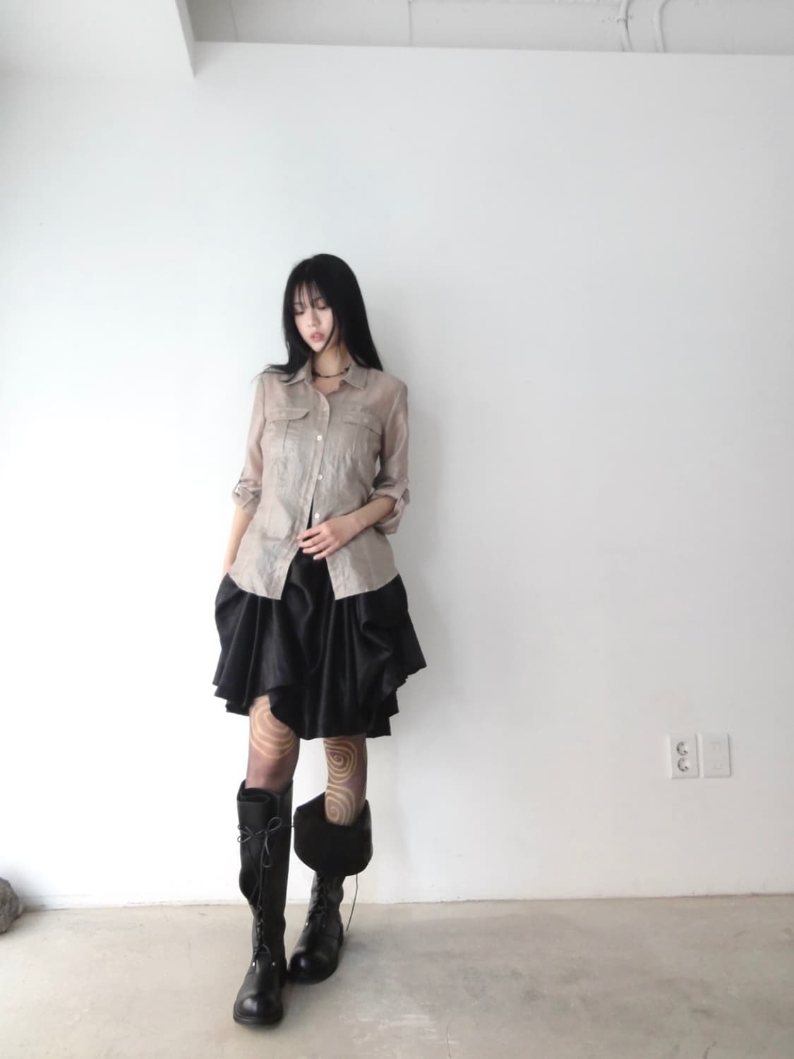 CALVIN KLEIN glossy pocket shirt  상품이미지9