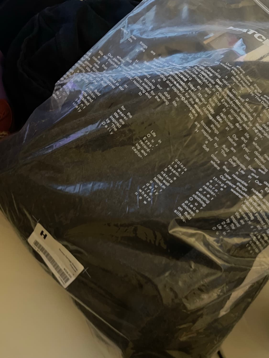 해칭룸 Reverse Damage Sweater Dusty Grey 상품이미지4