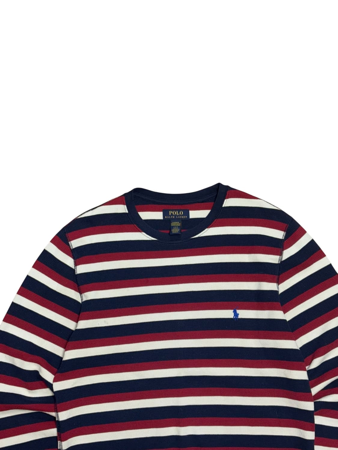 폴로 랄프로렌 스트라이프 와플 롱슬리브 상품이미지4