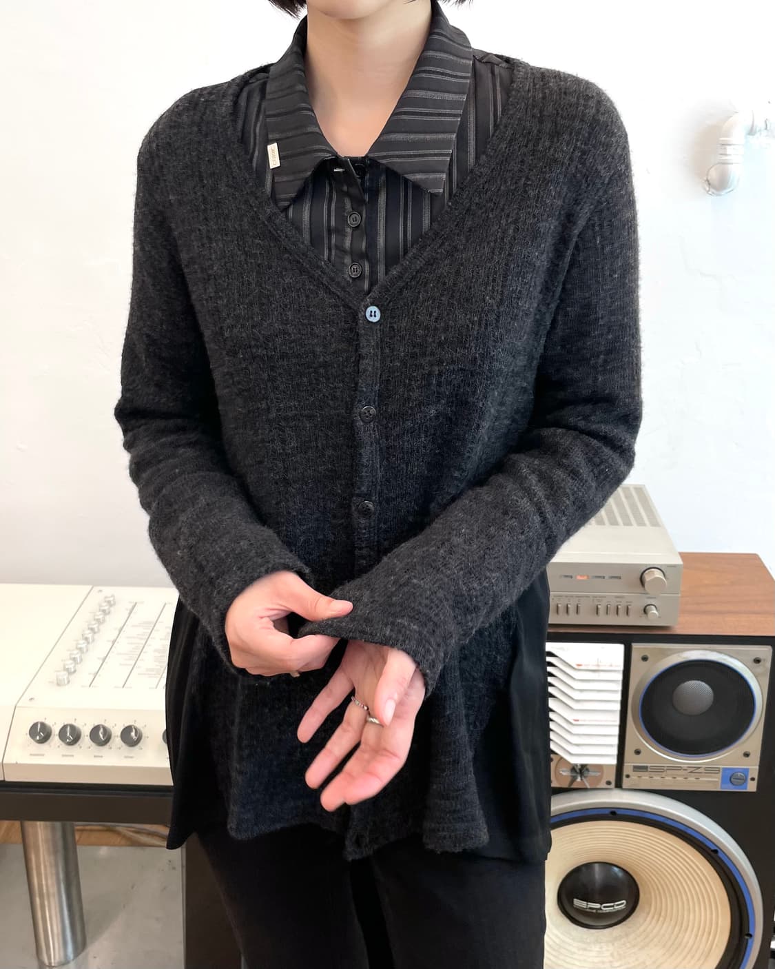 [S] zucca 주카 울 레이온 가디건 상품이미지1