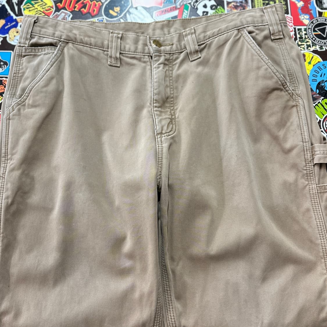 칼하트 플란넬 라인드 카펜터 팬츠 36 상품이미지5