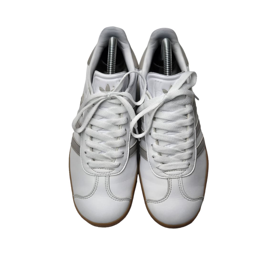 230) adidas 아디다스 가젤 화이트 그레이 검솔 상품이미지5