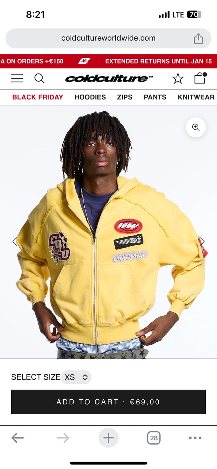 [Cold Culture] 콜드컬쳐 카모 후드집업 팝니다 (미개봉) 상품이미지8