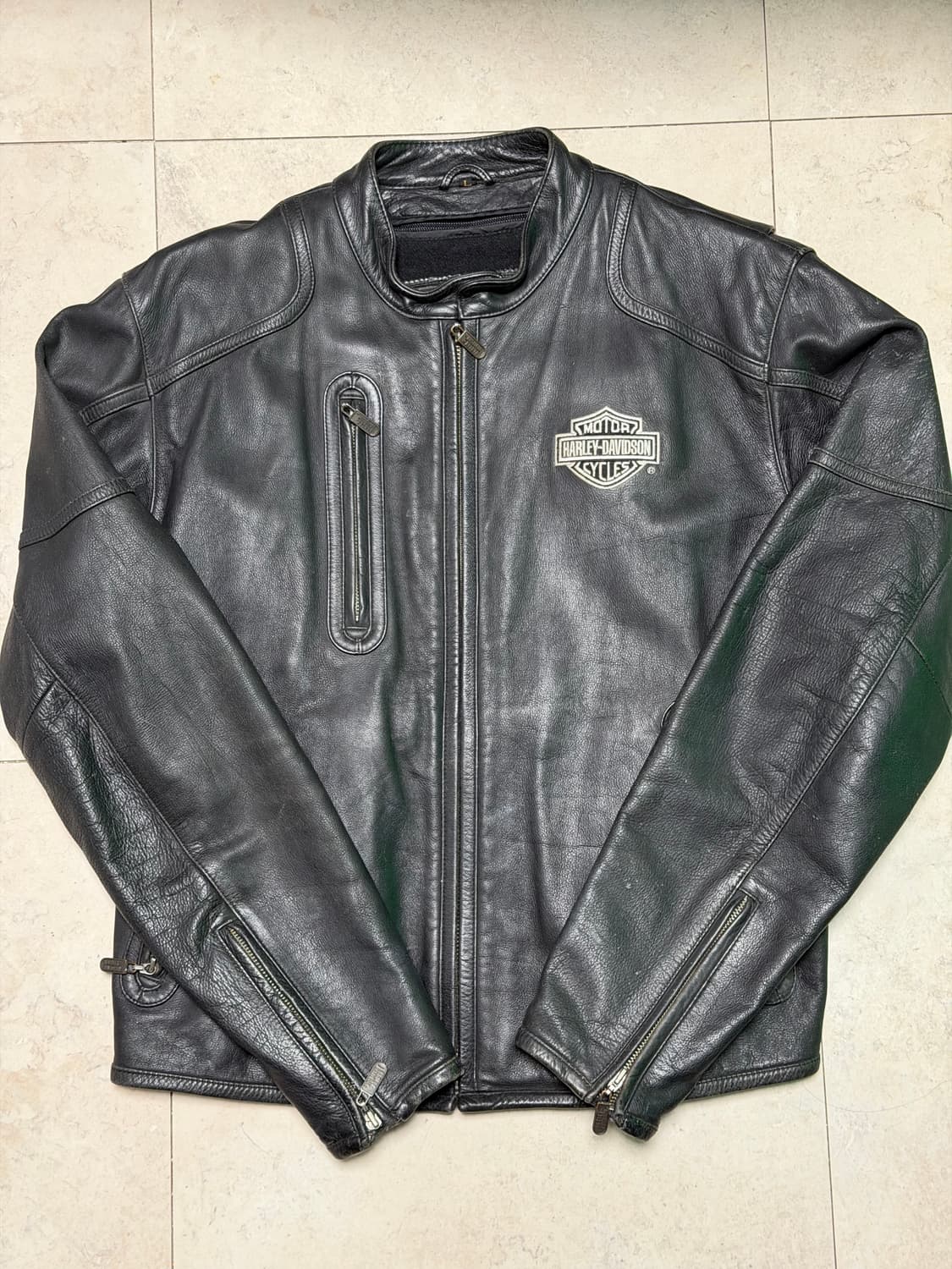 00s HarleyDavidson Single Leather Jacket 상품이미지1