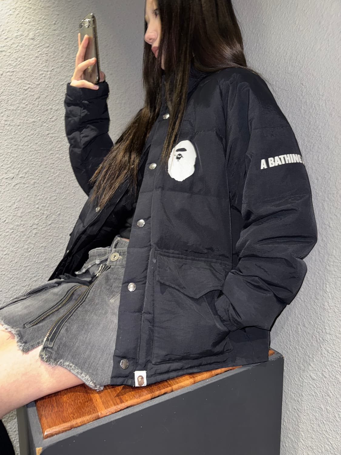 A Bathing Ape 베이프 로고 패딩 상품이미지3