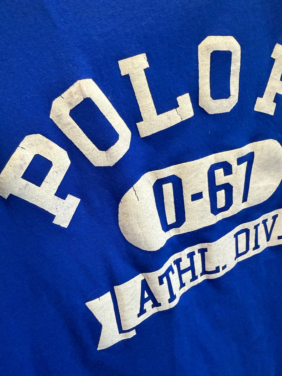 폴로 랄프로렌 POLO 로고 반팔 티셔츠 블루 S 상품이미지6