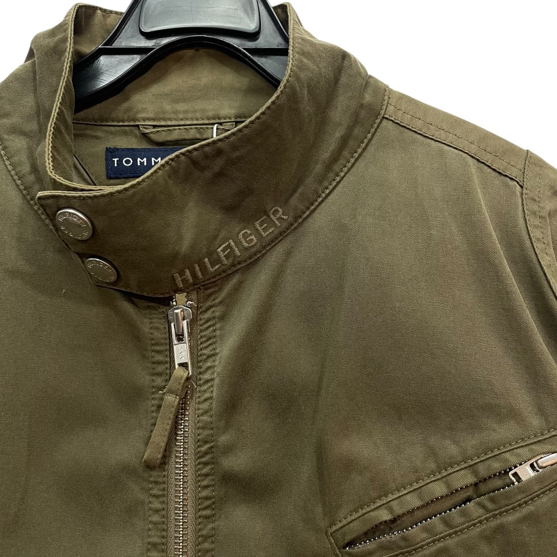Tommy Hilfiger Olive Zip Jacket 상품이미지6