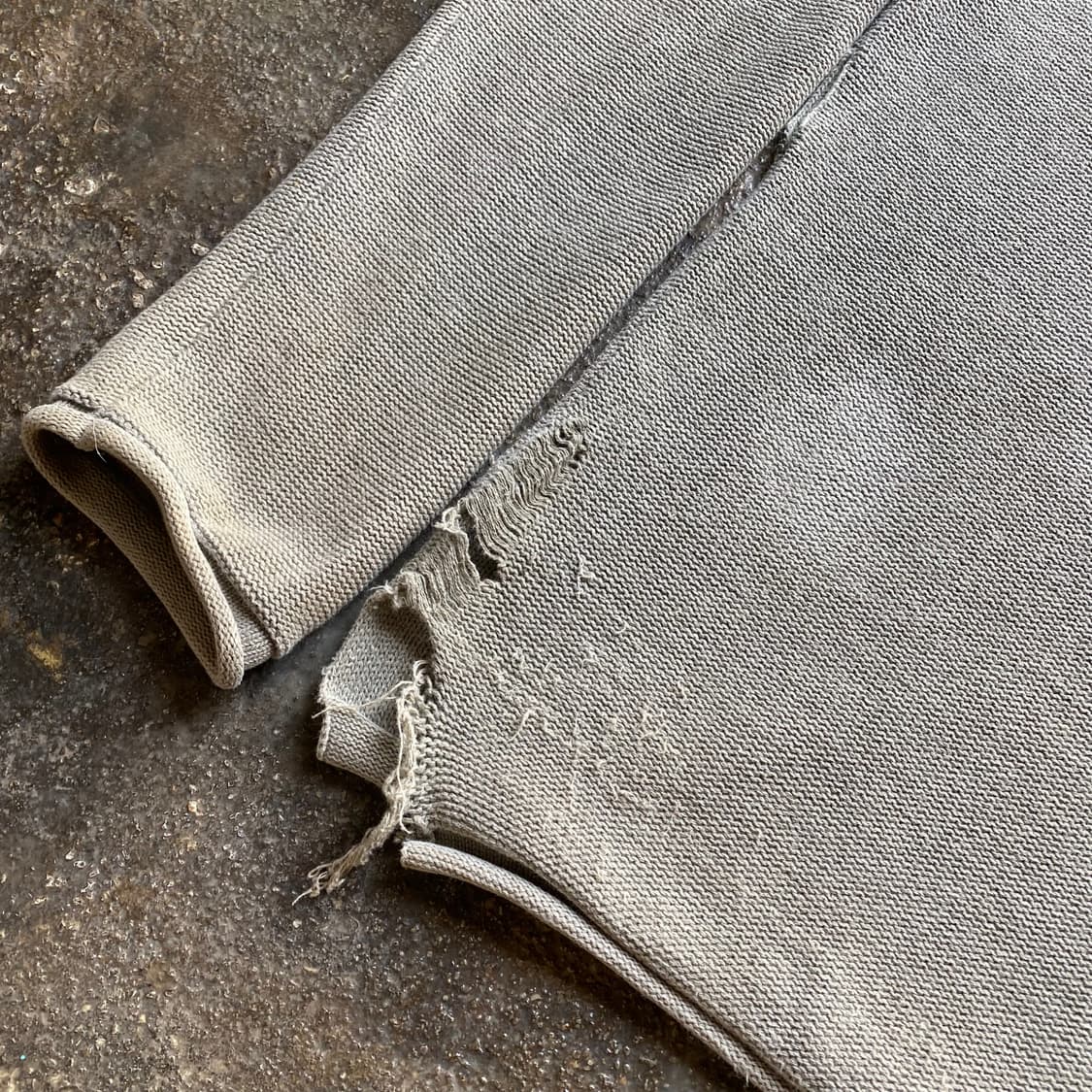 빈티지 밀리터리 니트 상품이미지3