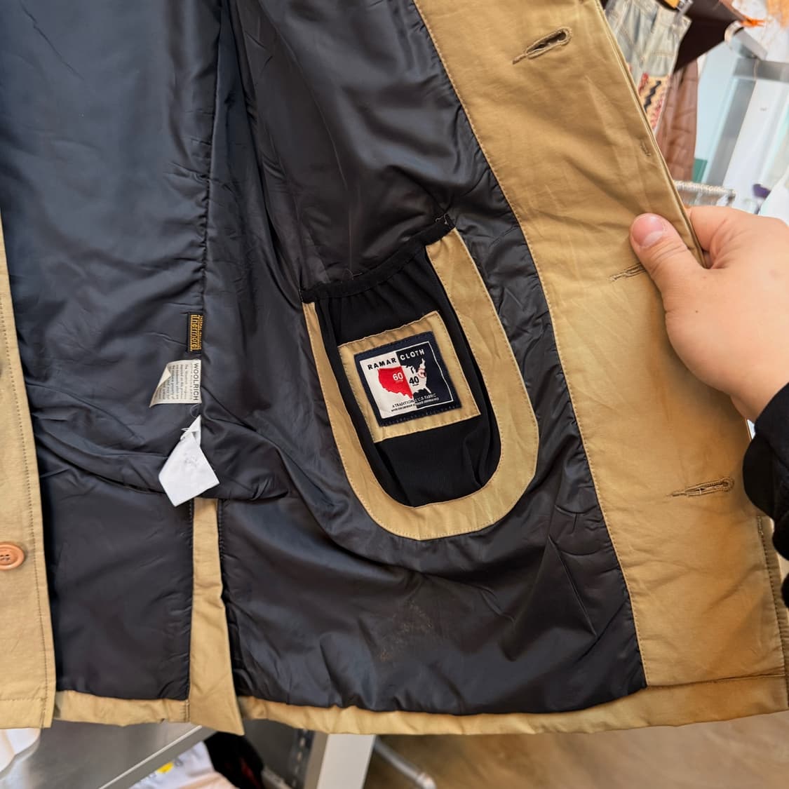 울리치 이탈리아 디자인 밀리터리 코트 S M 상품이미지9