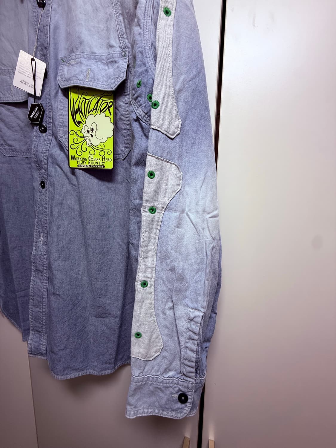 캐피탈 샴브레이 투톤 본패치 4사이즈 상품이미지4