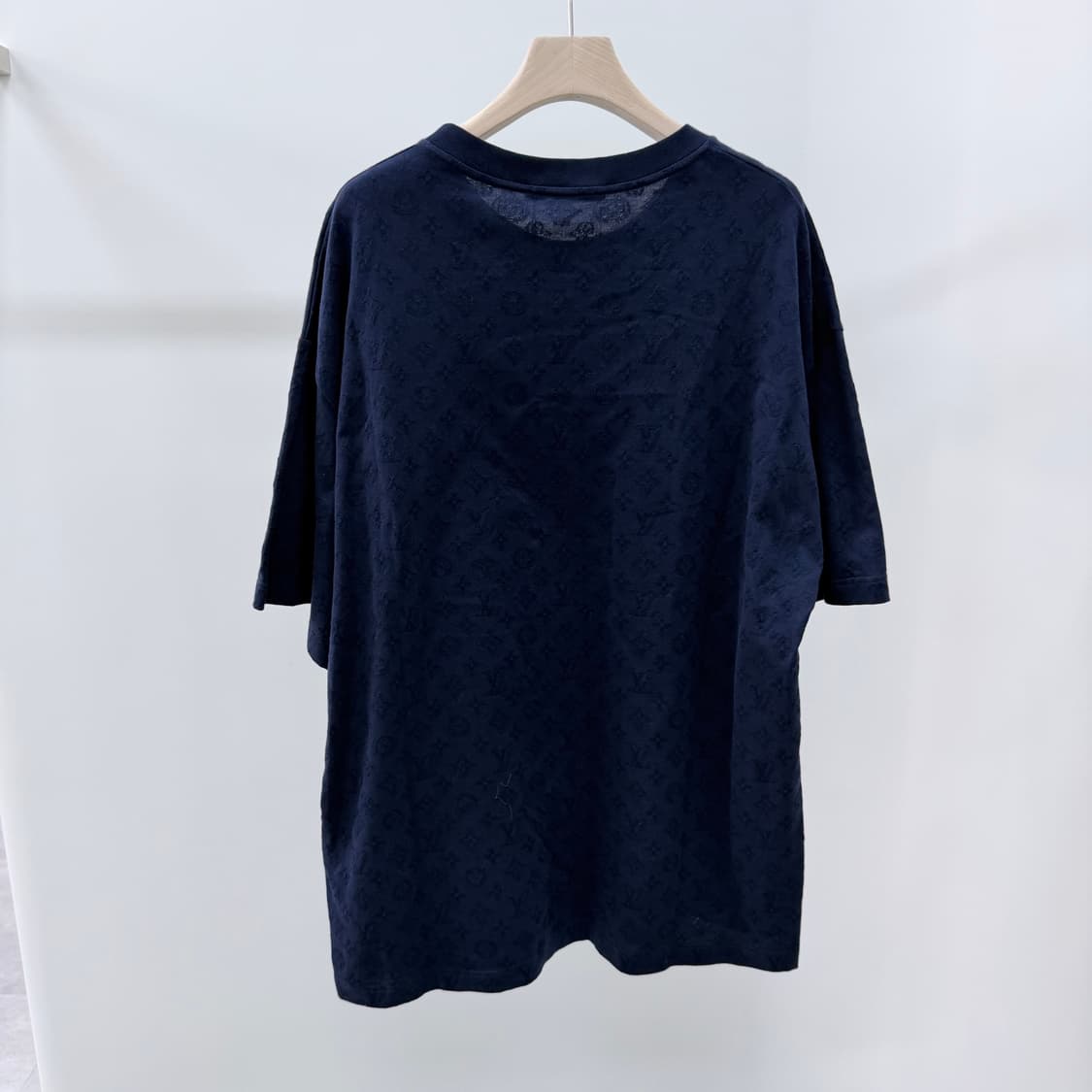 [미사용/3XL] 루이비통 LV 모노그램 필쿠페 반팔 티셔츠 네이비 상품이미지4