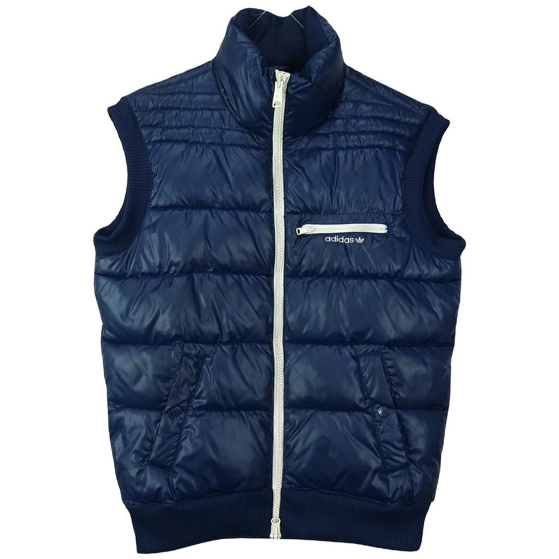 [아디다스] 투웨이 지퍼 패딩 베스트 조끼 네이비 M19090 상품이미지2