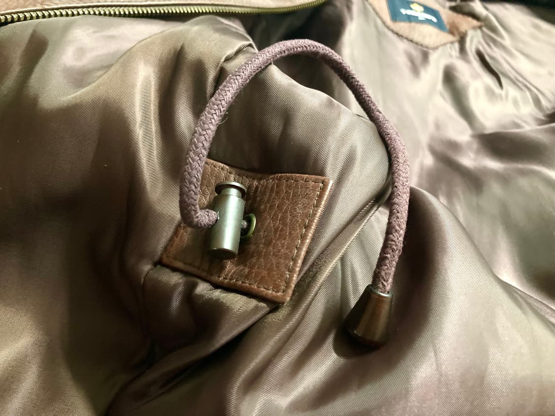 90s 벤츄라 양가죽 구스 내피 레더 자켓 100 L 상품이미지10