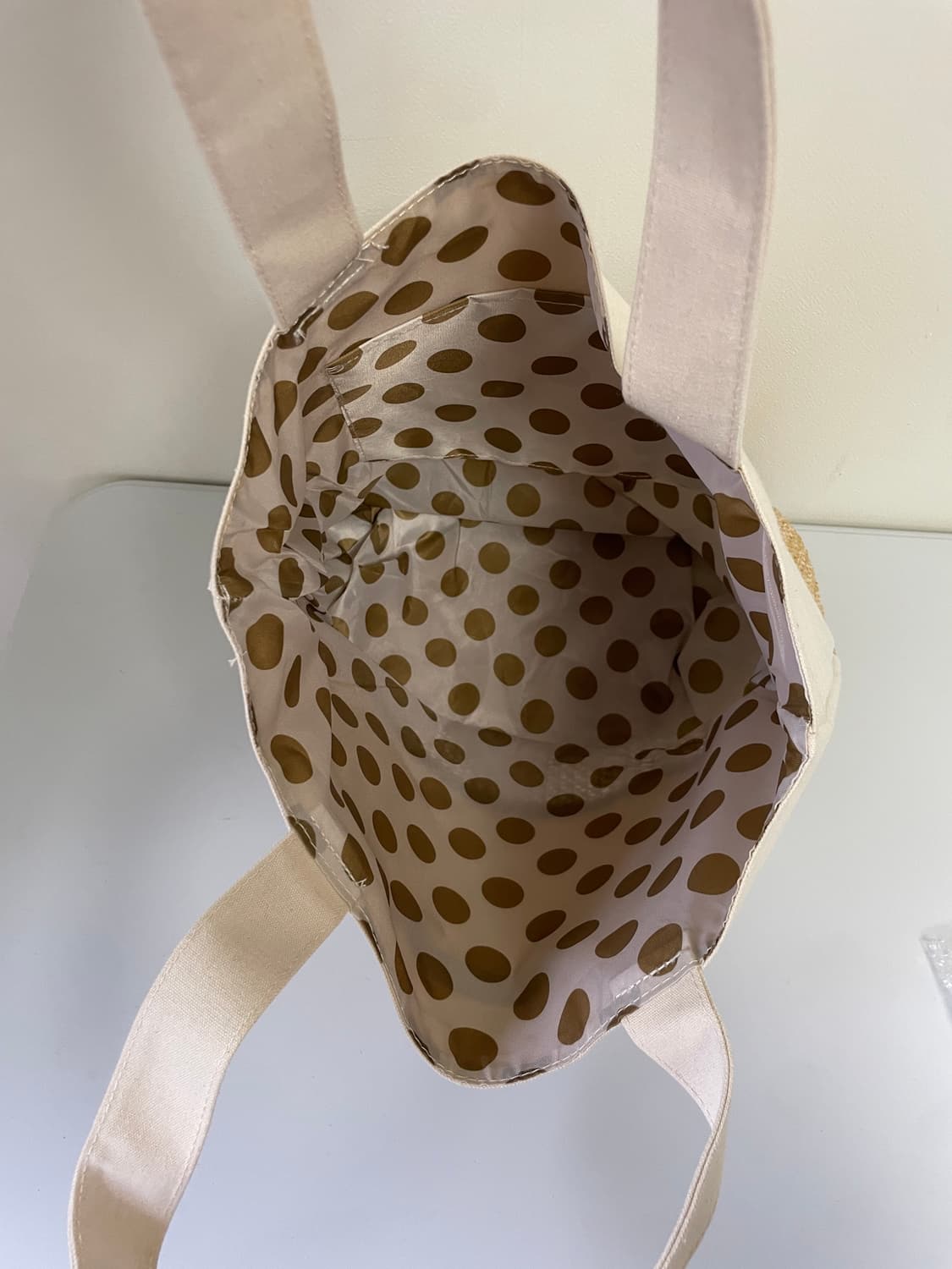 츠모리치사토 캔버스 라탄 토트백 상품이미지8