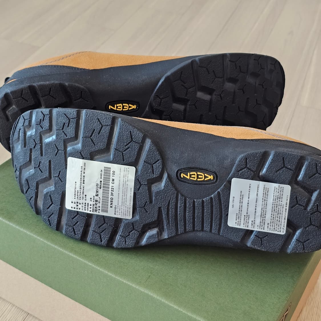 280 새제품) KEEN 킨 재스퍼 카멜 등산화 트레킹화 운동화 상품이미지5
