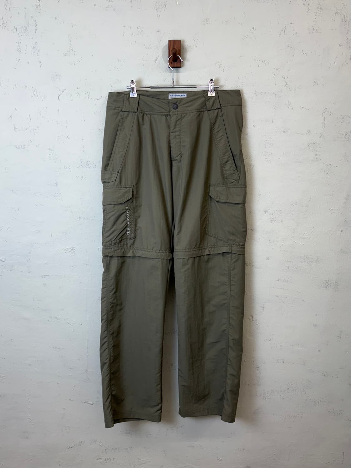 살로몬 나일론 컨버터블 카고팬츠 카키 상품이미지1