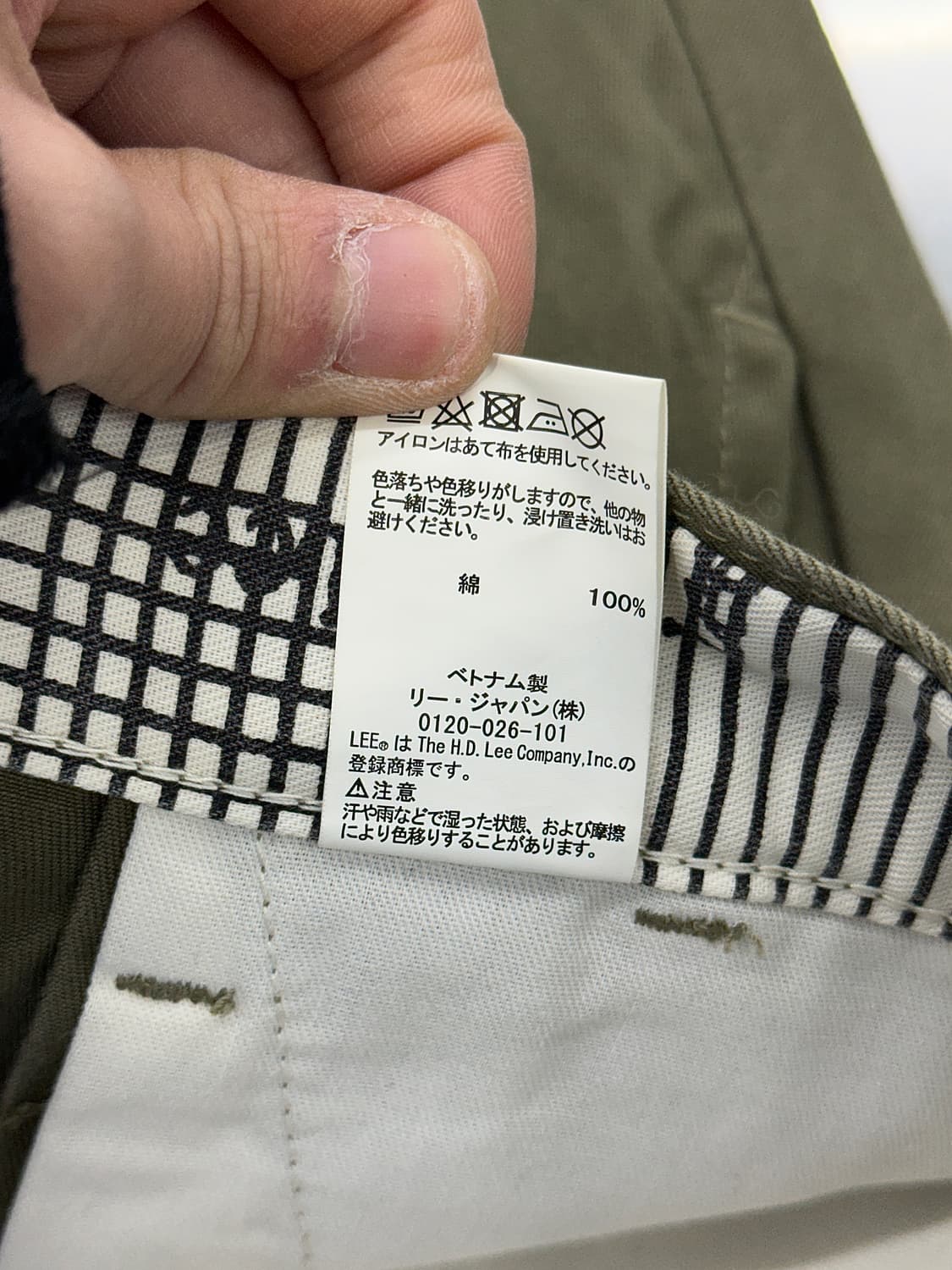 리 카키 롱 코튼 스커트 상품이미지8