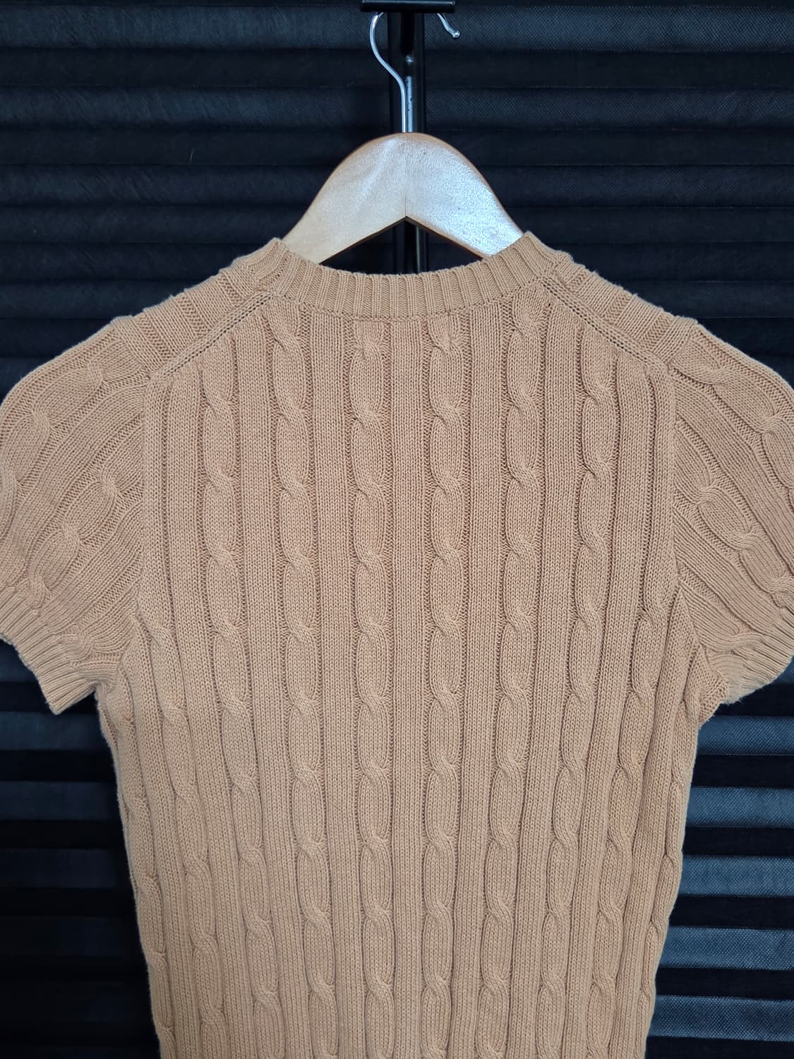 [폴로 랄프로렌] 코튼 케이블 반팔 니트 | 00200 상품이미지5