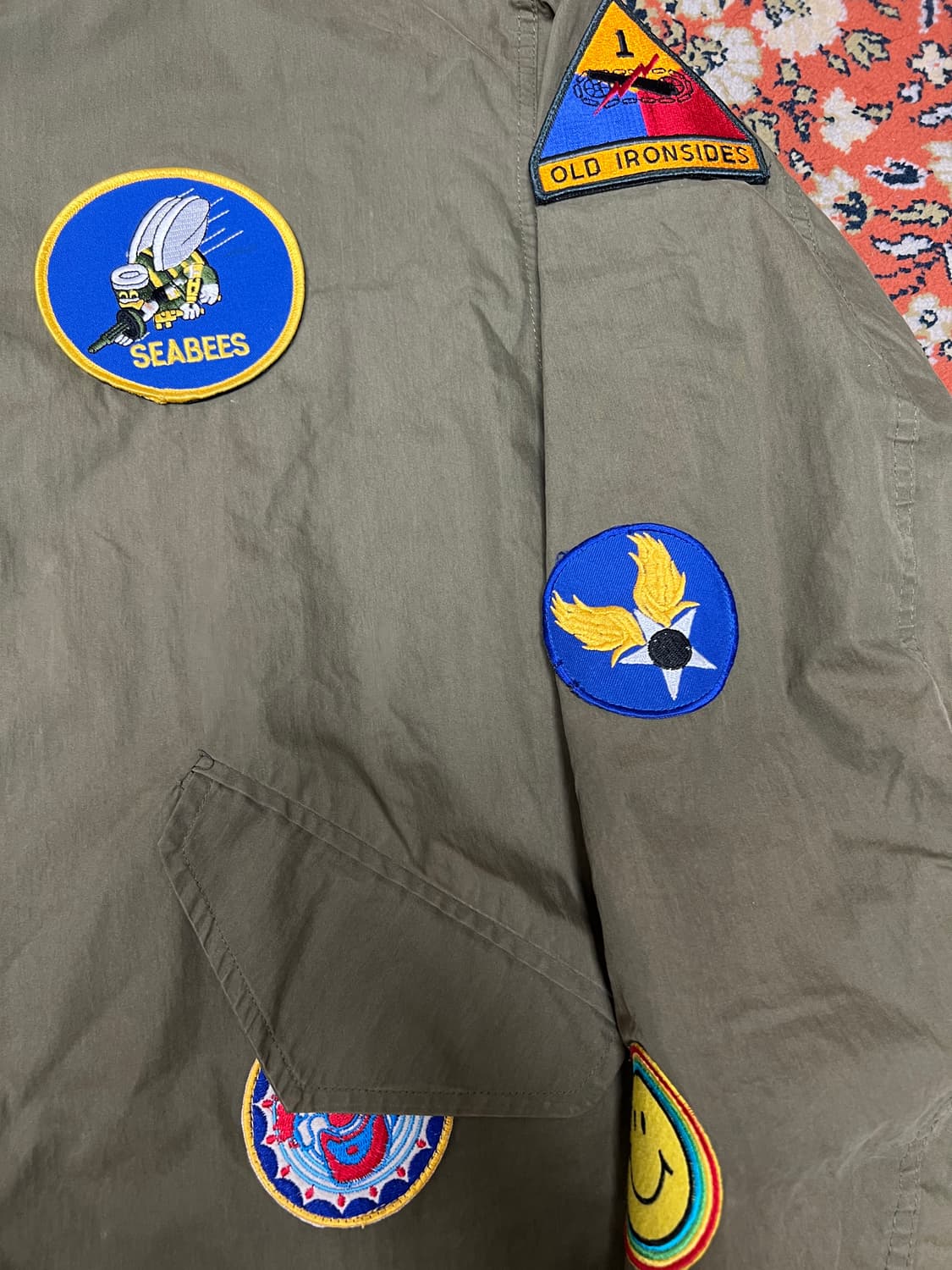 [XL] M65 패치 피쉬테일 개파카 야상 외피 상품이미지4