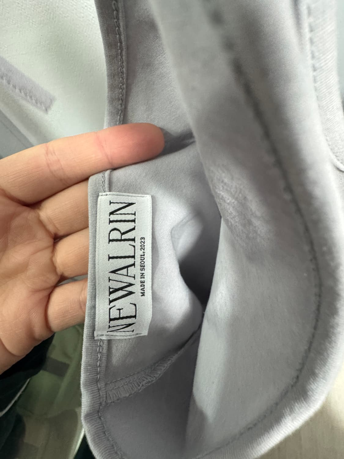 뉴얼린 레이어드 나시 그레이 상품이미지3