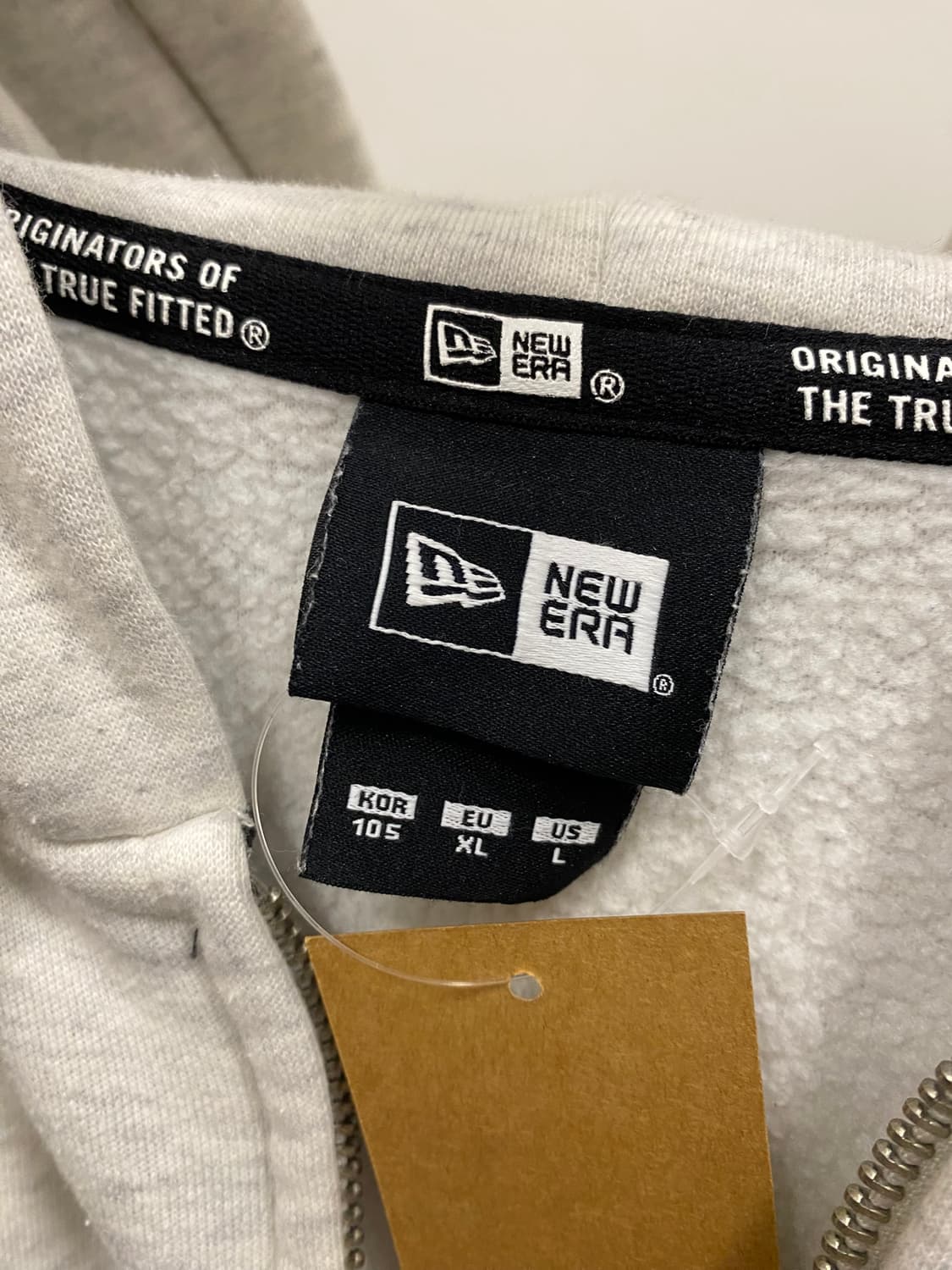 뉴에라 후드집업 오트밀 상품이미지4